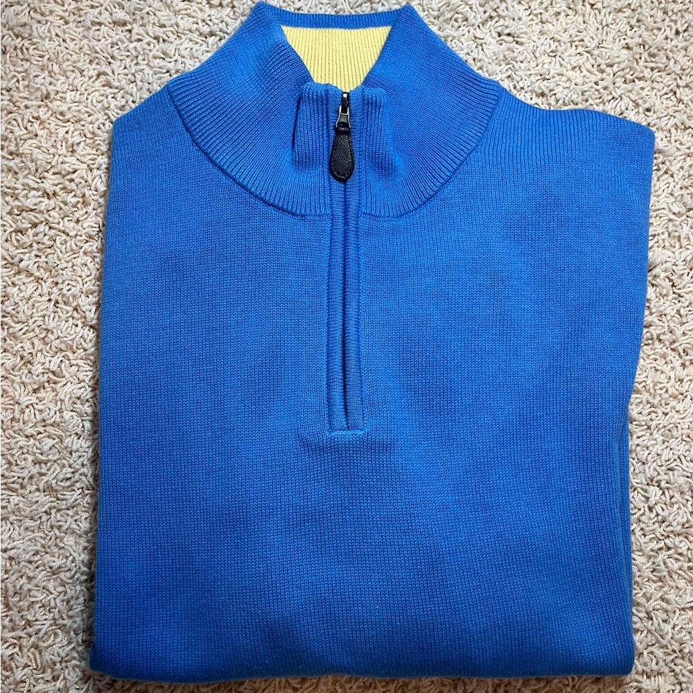 Maus & Hoffman 100% Pima cotton Zip-Up Sweater for Men